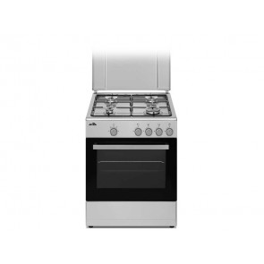 COCINA ARTICA 4 QUEMADORES ENCIMERA Y HORNO A GAS BUTANO AKF6060X INOX