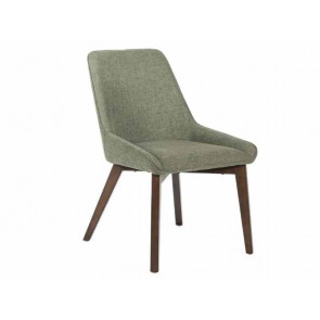 SILLA VERA TELA VERDE PATAS NOGAL OM/448/VE STONES 