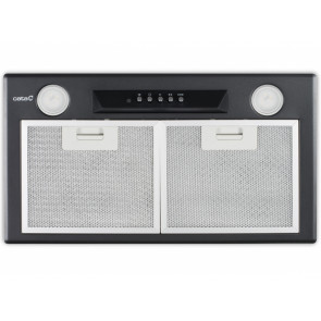 CAMPANA CATA INTEGRABLE 45CM CRISTAL NEGRO LED GT PLUS 45 BK 2030407