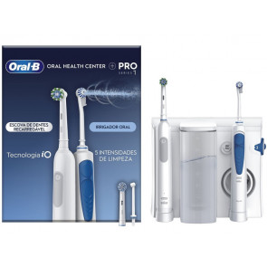 CENTRO DENTAL ORAL-B PRO 1 BLANCO + IRRIGADOR OXYJET BRAUN