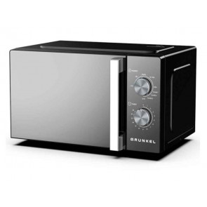MICROONDAS LIBRE INSTALACION GRUNKEL 20L 700W NEGRO CON GRILL MWG-20 ESPEJO