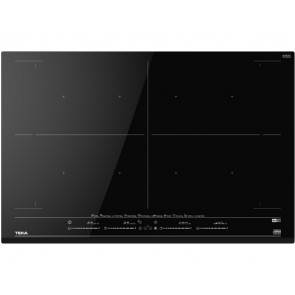 PLACA DE INDUCCION TEKA IZF 88770 MST 112500043 80CM 4 ZONAS DE COCCION MARCO BISELADO FRONTAL