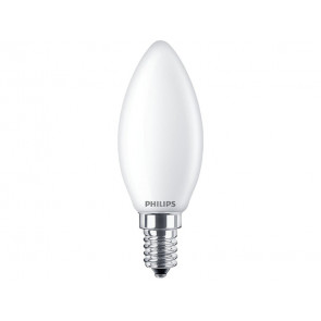 BOMBILLA VELA LED E14 6,5W 806Lm 2.700K LUZ CALIDA PHILIPS