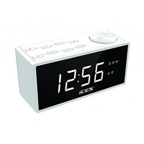 RADIO RELOJ ICR-240 BLANCO ICES