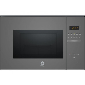 MICROONDAS INTEGRABLE BALAY 25L 900W GRIS ANTRACITA CON GRILL 3CG5175A2