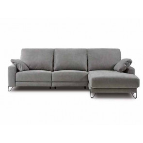 SOFA OLGA MOD 3 PL C/B IZQ DESLIZANTE 198 (2 AS) (SENT.91) (BRAZO 16) + CHLONG. ABATIBLE GRANDE C/B.DER. 109 (BRAZO 18) TELA SERIE 500 BRUTUS - MOSTAZA PEDRO ORTIZ