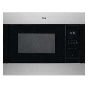 MICROONDAS INTEGRABLE AEG 23L 900W INOX ANTIHUELLAS CON GRILL MSB2548C-M