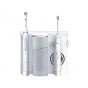CENTRO DENTAL ORAL-B IO 4 BLANCO + IRRIGADOR OXYJET BRAUN