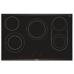 PLACA VITROCERAMICA BOSCH PKM875DP1D 80CM 5 ZONAS DE COCCION MARCO ALUMINIO GRATADO