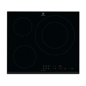 PLACA DE INDUCCION ELECTROLUX LIL60336 60CM 3 ZONAS DE COCCION MARCO BISELADO