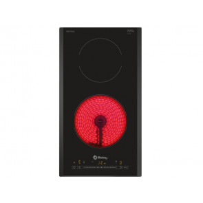 PLACA VITROCERAMICA BALAY 3EB730LQ 30CM 2 ZONAS DE COCCION MARCO BISELADO