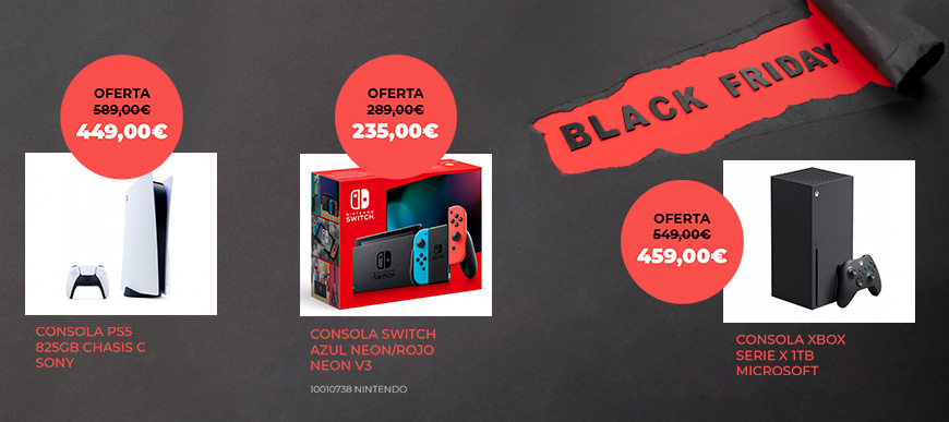 Black Friday 2023 Consolas